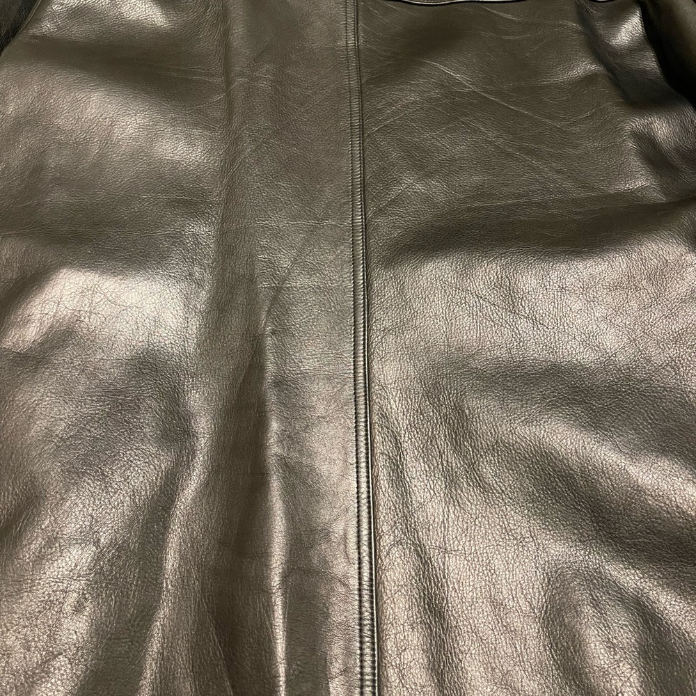 Banana Republic Black 100% Leather Jacket - Picture 7 of 9